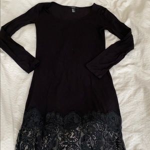 Forever 21 Black Lace Dress